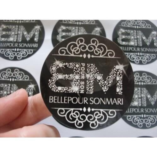 2 inches) 50mm round/square Personlized Logo Sticker Label Printing