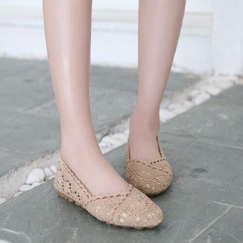 2019 Fashion Summer Comfort Slip on Shoes for Women Breathable Mesh Shoes Black Flats Loafers Women Plus Size Shoes Footwear