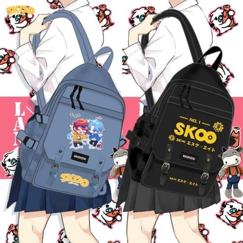 Anime SK EIGHT SK8 the Infinity MIYA REKI LANGA Backpack Cosplay Fashion Casual Unisex Schoolbag Computer Shoulder Bag Student
