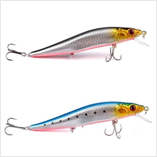 1PCS Bionic Laser Minnow Fishing Lures Jig 140mm/23g Sinking Wobblers CrankBait Blackfish Lure Pesca Hard Bait Carp Tackle