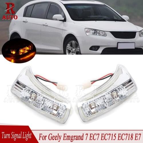 R-AUTO External Rearview Mirror Turn Signals LED Light Turn Signal Light For Geely Emgrand 7 EC7 EC715 EC718 Emgrand7-RV EC7-RV