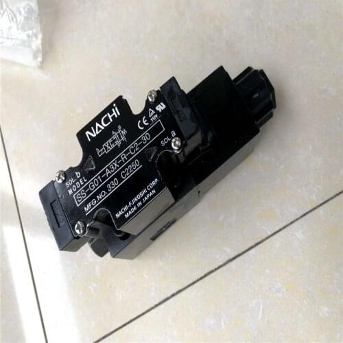 NACHI Hydraulic electromagnetic directional valve MODEL:SS-G01-A3X-R-C2-30 SA-G01-C5-GR-D2-30 SS-G01-H3X-R-C1-31 MADE IN JAPAN