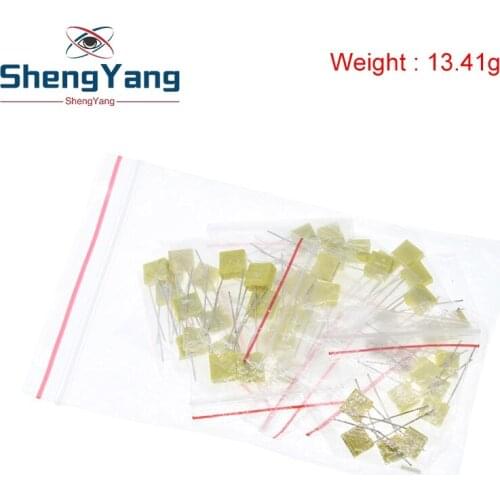 1PCS Correction capacitor package kit 10 kinds * 5 PCS=50 PCS KIT 100V 102J 152J 332J 472J 103J 333J 473J 104J 224J 474J