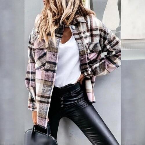 Laamei Women's Plaid Shirts