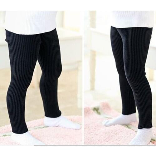 Childrens Leggins Warm Winter Trousers Cotton Leggings Thickening Threaded Pants 3-8 Years For Kids Clothing