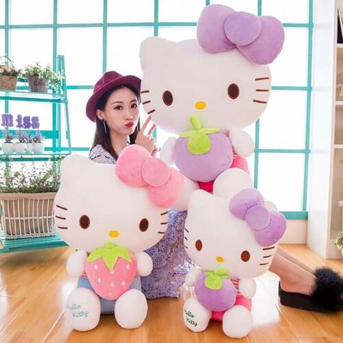 30 Cm Children’s Cute Cat Doll Plush Toy Soothing Doll Fruit Pillow Baby’s Favorite Birthday Christmas Gift Free Shipping