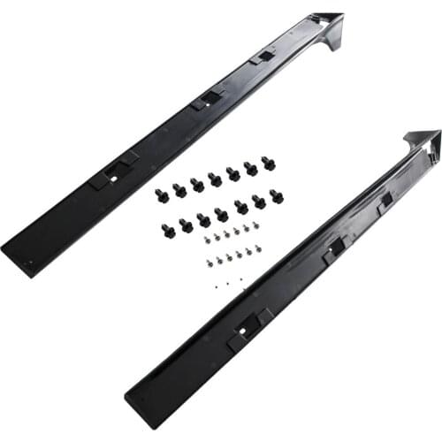 1Pair Plastic Side Skirt Extension Fit 2016-2019 for Honda CIVIC 4DR Sedan LX EX Si Blk Type-R Style Dropshipping