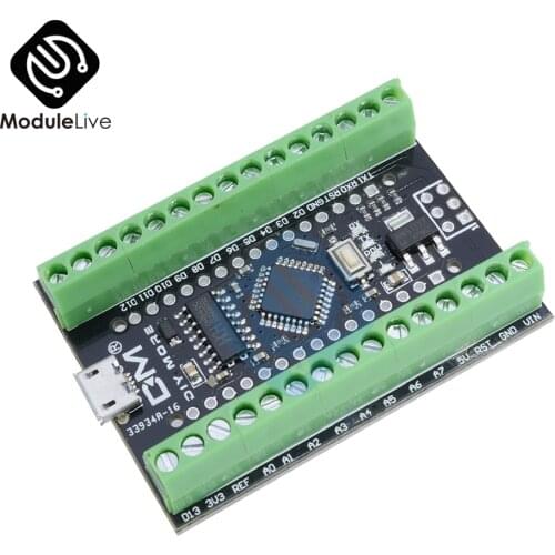 Micro USB Atmega328P Nano V3.0 3.0 CH340G CH340 Driver Terminal Shiled Adapter Expansion Board Controller Module For Arduino