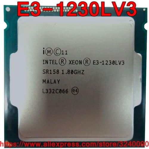 Original Intel CPU Xeon E3-1230LV3 Processor 1.80GHz 8M 25W Quad-Core E3 1230LV3 LGA1150 free shipping E3-1230L V3 E3 1230L V3