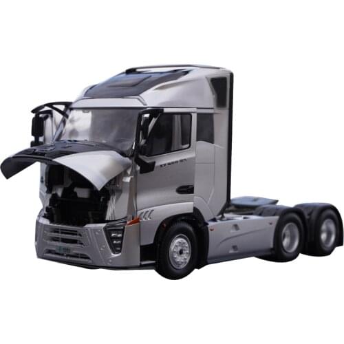 Authentic Collectible 1:24 Sinotruk New Yellow River Diecast Tractor Truck model for gift, toy