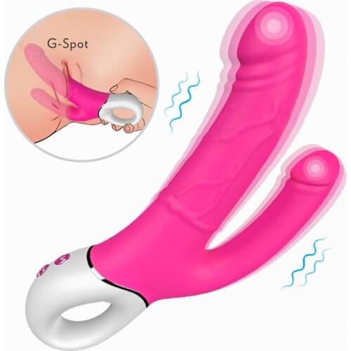 Sobbie Sex Toys For Woman Sexy Machine Adult Game Masturbators Pussy Vagina Simulation Dildo Double-Plug Double-Vibration Design