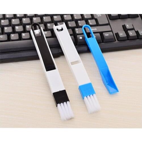 Cleaning Brush Crevice Brush With Dustpan Groove Keyboard Nook Cranny Dust Brush Clean Tool Multipurpose Window Groove