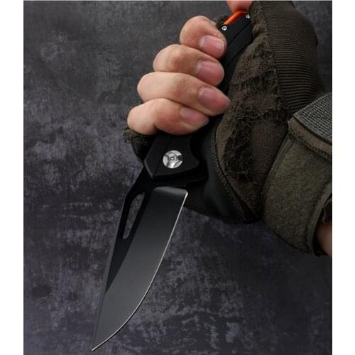 New outdoor Folding Knife tactical Hunting Camping D2 Blade G10 Handle High hardness military survival pocket knife EDC tools