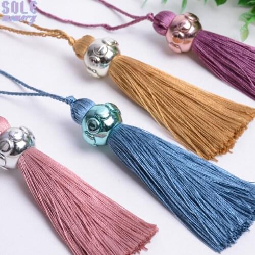 20PCS Fabric Tassel Beads Curtain Tieback Hanging Ball Fringe Trim Craft Jewelry Pendant Textile Accessories Sofa Table Decor
