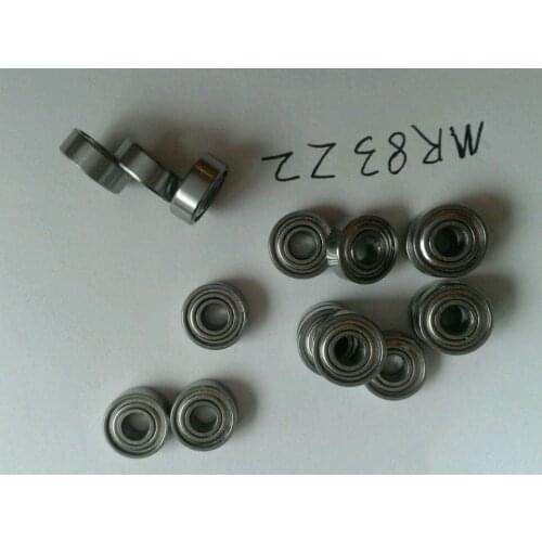 High quality 100PCS SMR83ZZ Stainless steel bearings 3*8*3mm SMR83ZZ bearings free shipping SU440C