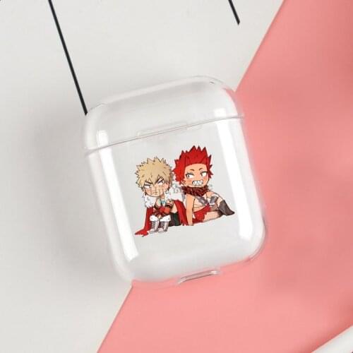 Kirishima and Bakugo Fantasy Soft TPU Case For Apple Airpods 1/2 Protective Cases Bluetooth Wireless Earphone Cover