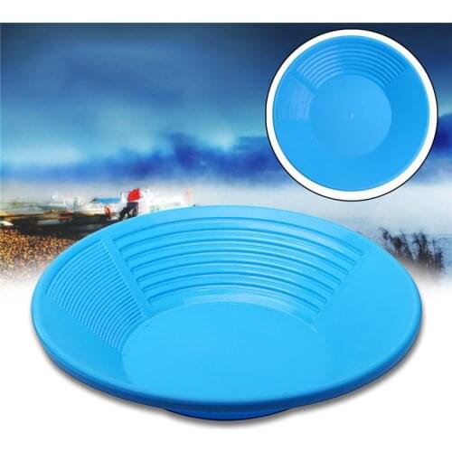 1 PC Plastic Gold Pan Gold Basin for Sand Mud Mineral Processing Gold Rush Tools