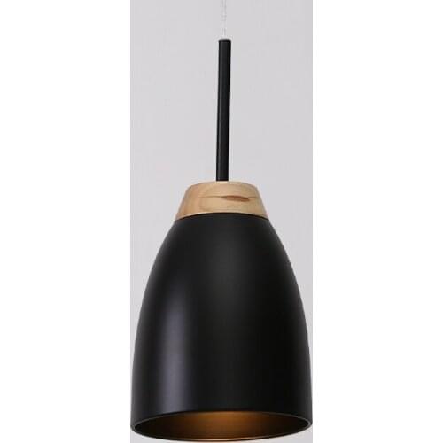 Rustic 1 pcs iron hanging lamp wooden pendant lights art Wooden Lustre sconce Restaurant Bar dining room Coffee shop wood lampen