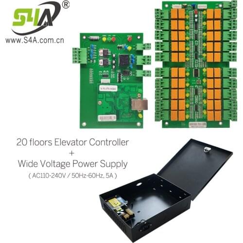20 Floors Elevator Access Control Board Lift Access Controller Panel for 40 floors