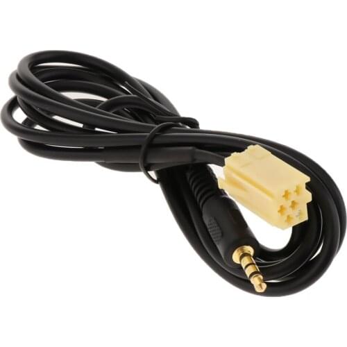 3.5mm AUX Audio Cable Plug Input Adapter Fit iPod MP3 Alfa Fiat Lancia 500