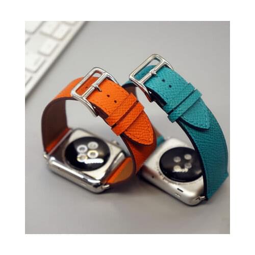 38-42mm Wrist Strap For Apple Watch 4 Genuine Leather Watch Band Straps For Apple Watch Series 1 2 3 4 Herm Bracelet Replacement