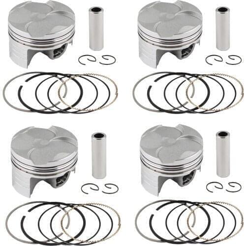 4 sets Motorcycle Piston & Rings Kit STD 67mm For HONDA CBR600 F5 2006 CBR 600 13101-MEE-000