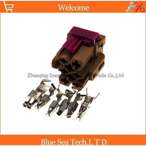 6 Pin 3.5mm/6.3mm automatic blower plug,resistance plug,Car electrical connector for VW,Tiguan,Passat,Passat B5,Audi A6 etc