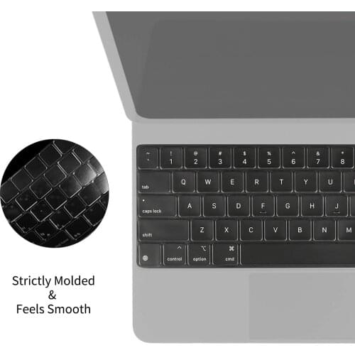 Keyboard Cover for iPad Magic Keyboard Pro 12.9 inch Ultra Thin, Clear TPU Material, Magic Keyboard Skin Protector Film