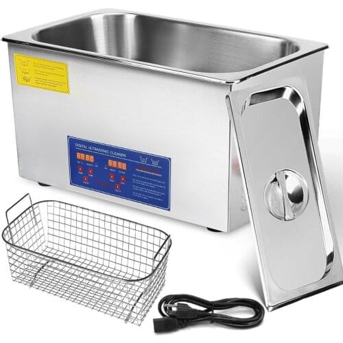 New 30L Jewelry Cleaning Digital Stainless Steel Ultrasonic Cleaner