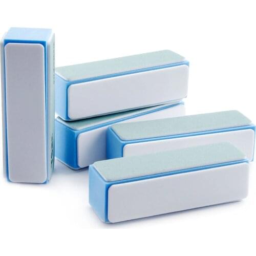 Dophee 5Pcs Sanding Polishing Buffers 4 Way Buffer Polishing Block Grit 1000 7000 Polishing Tools