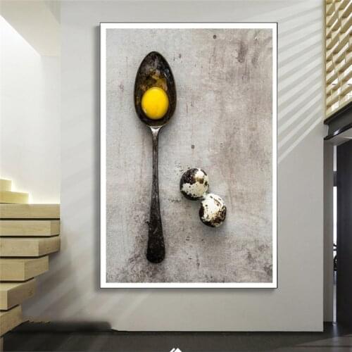 Canvas Painting Vintage Style Kitchen Utensils Posters Wall Art Canvas Pictures for Dining Room Home Decor Posters and Prints