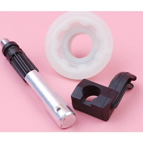 Oil Pump Oiler Pick Up Worm Gear Kit For Husqvarna 340 345 345E 345 EPA Chainsaw Parts