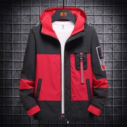 Plus Size 5XL, 6XL,7XL, 8XL Men Trendy Jackets Men High Street Print Cargo Jackets Spring Autumn Windproof Pilot Jackets & Coats