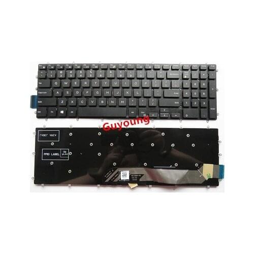 US New Keyboard for Dell Inspiron 15 5565 5567 Gaming 7566 7567 17 5765 5767 laptop keyboard black