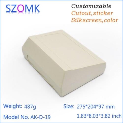 One piece SZOMK plastic enclosure electrical junction box case enclosure control box electronics junction box 275*204*97mm