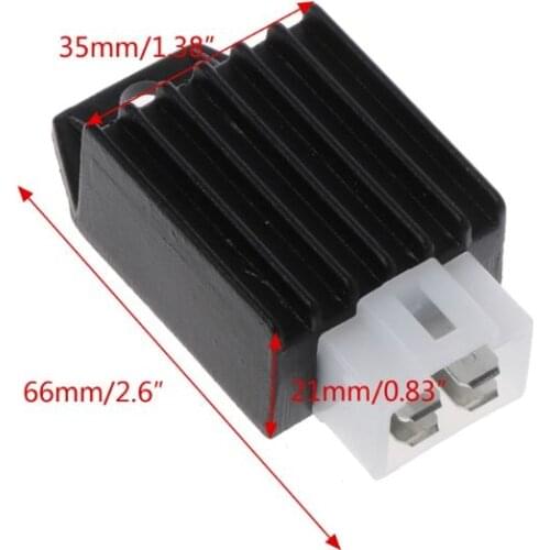 12V 4Pin Motorcycle Voltage Regulator Half-Wave Rectification For Buggie GY6 50cc 125cc 150cc Moped Scooter