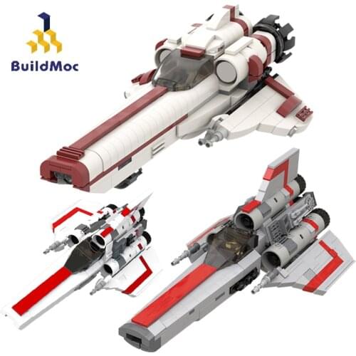 MOC Battlestaral MKII/MKI Colonial Viper Fit high-tech Star Space Series Wars Building Blocks Education Bricks Kid Toy 560PCS