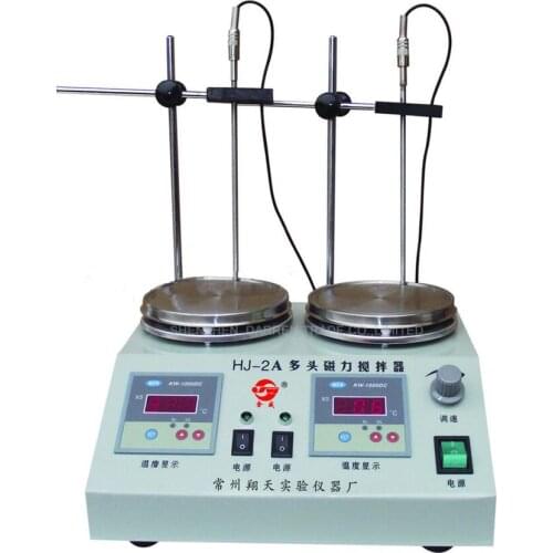 1PC high-quality Perfect 110V/220V Multi-unit Digital No noise Anticorrosive Thermostatic Magnetic Stirrer Hotplate