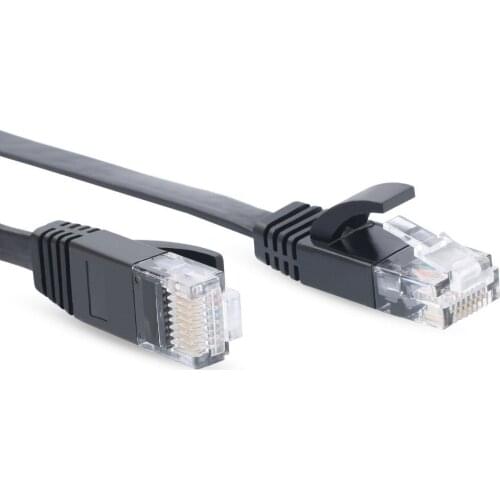 10pack 1m 3ft cable CAT6 Flat UTP Ethernet Network Cable RJ45 Patch LAN cable