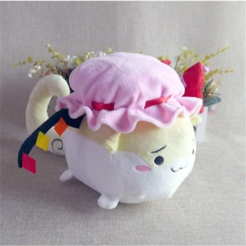 Anime TouHou Project Plush Toys Game Flandre Scarlet Kamishirasawa Ball Figure Doll Cosplay 36cm Filling Pillow for Gift
