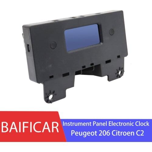 Baificar Brand New Genuine Instrument & Dashboard Panel Electronic Time Clock 6155CN For Peugeot 206 Citreon C2