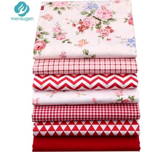 Printed Cotton Fabrics by Meter for Dresses Clothes Quilting Fabrics for Patchwork Bedding Sheet Cushions Blanket Sewing Cloth