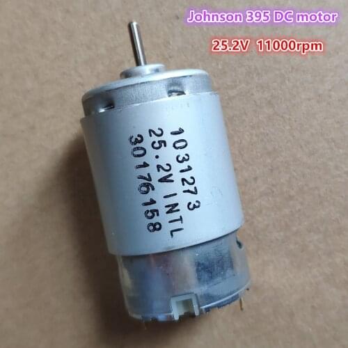 Original Johnson 395 DC motor 1031273 27.8*46.5mm 24V 25.2V 11000rpm strong magnet high speed carbon brush motor