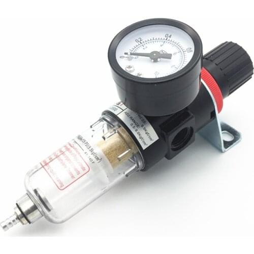 Pneumatic parts air source treatment Unit AFR2000 1/4" air filter pressure regulator Reducing Valve free shipping
