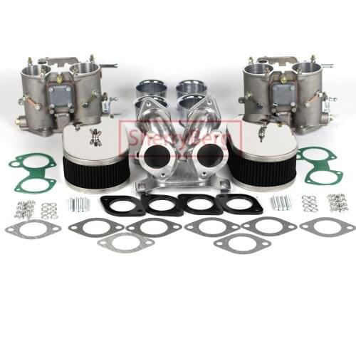 SherryBerg FAJS EMPI WEBER Carburettor Carb Carburetor Conversion Kit 4 Barrel Holley Adaptor W Twin 48 DCOE For Ford Chevy V8