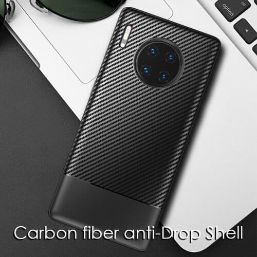 Ultra Thin Borderless Curved Screen Anti-drop Case For Huawei P30 P20 Military Armor Phone Case For Huawei Mate 30 20 Pro Case