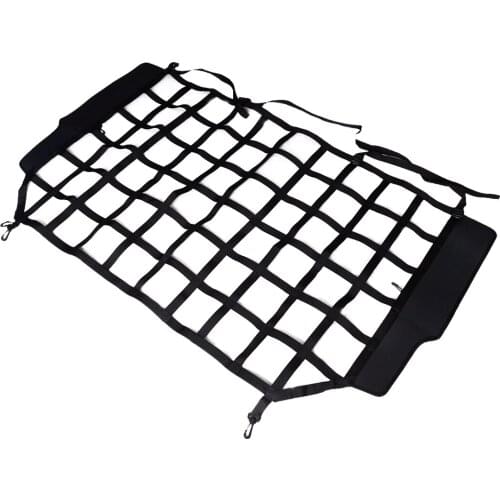 Rear Trunk Shielded Isolation Net Nylon Black Fit for Jeep Wrangler JK 2007 2008 2009 2010 2011 2012 2013 2014 2015 2016 2017