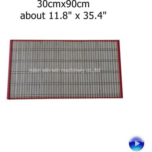 6pcs 30cmx90cm 11.8" x 35.4" bamboo curtain for bag making machine parts