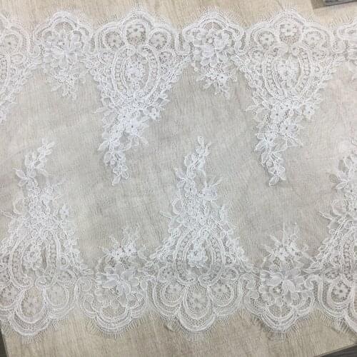 1piece selling wide 35cm born lace white color for Children skirt wedding garment design house table accessories L2589
