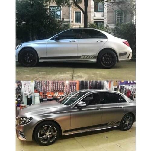2021 New Car Sticker Racing Stripe Body Side Skirt For Benz C Class W205 AMG Edition 507